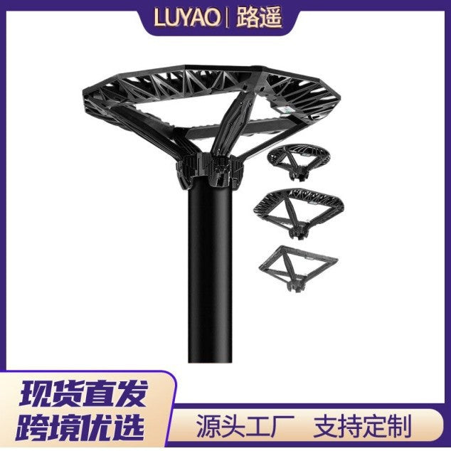 Cross-border solar street lights, human body induction, automatic power storage, road lighting, image beautification, stigma lights, lighting lights