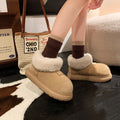 Frosted bread thick sole snow boots for women 2026winternew arrivalfleece-linedthickenedheattech short boots cotton shoes winteroutwear for women