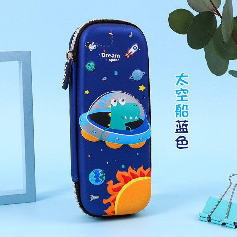 Factory direct sales 3D decompression Korean version creative multi-function large-capacity pencil case kindergarten cartoon cute pet stationery box