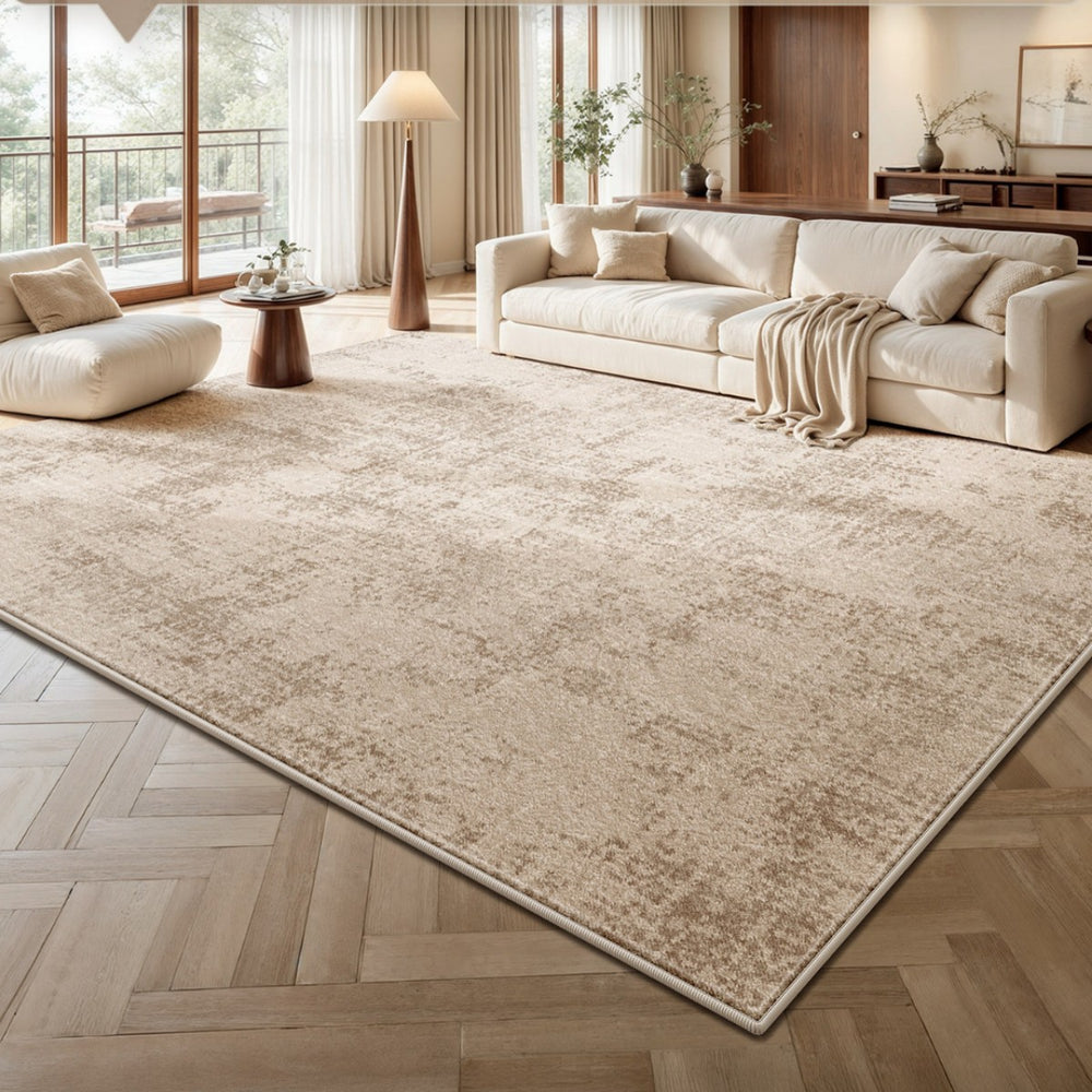 Italian minimalist style carpet, living room, light luxury, high-end sofa floor mat, bedroom, large area, full floor, home bedside blanket