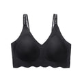 fat mm seamless plus sizeintimates women's anti-sagging plaid push-up big breasts to make small breasts look smaller plus size bra
