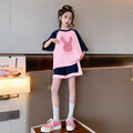 Girls' summer outfit  new trendy summer clothes kids casual children's wear girls' big kids stylish sportswear summer style