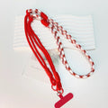 Multifunctional adjustable phone lanyard - crossbody, backpack, portable nylon long strap - neck hanging, personalized braided lanyard, anti-loss