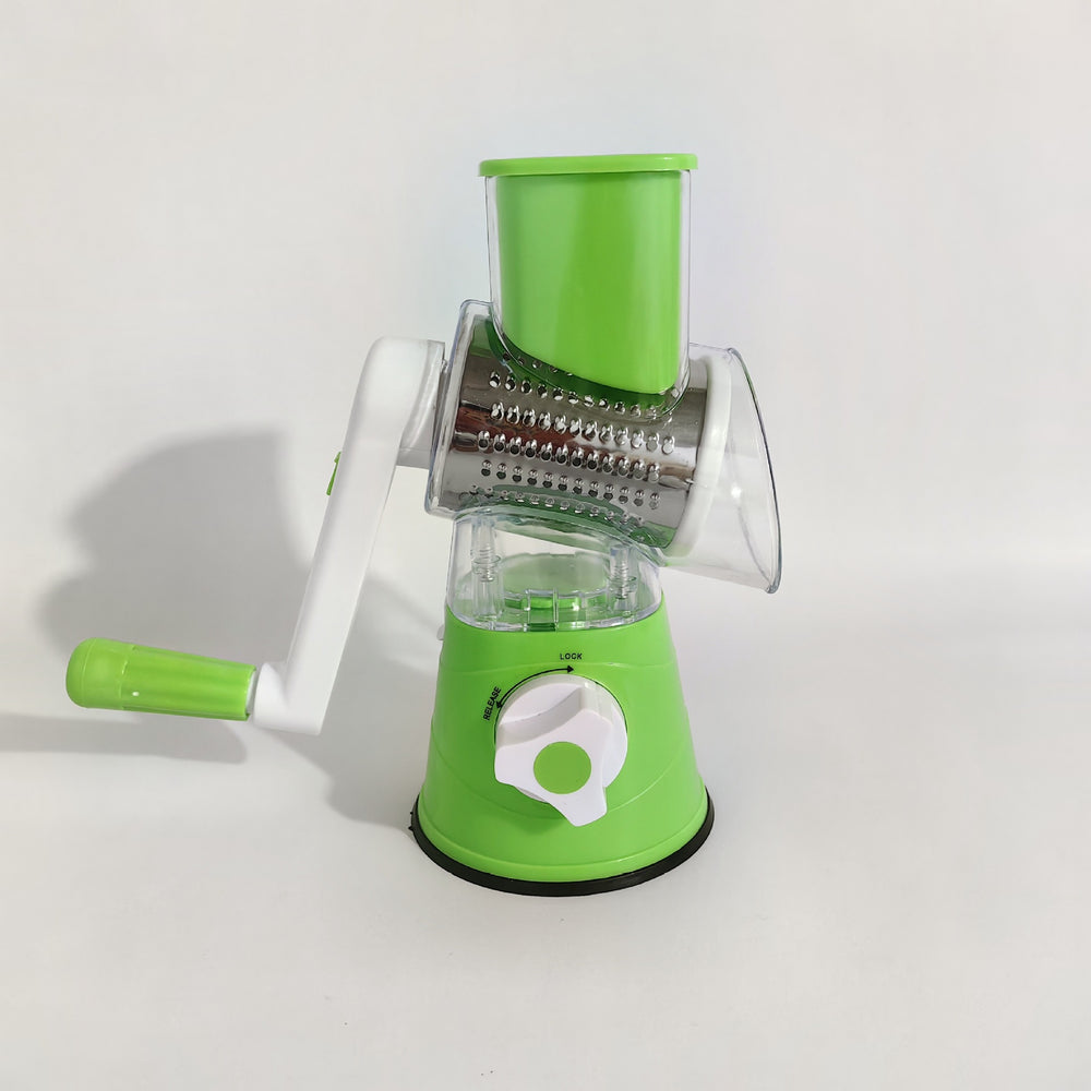 hand rock tube vegetable cutter three-in-one potato shredder kitchen multi-functional rotate grater and slicing handy gadget