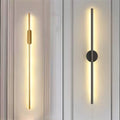 Modern minimalist light luxury grid lamp, minimalist living room tv background wall light, bedroom bedside light, linear wall sconce