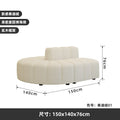 150cm long (milk white teddy velvet)
