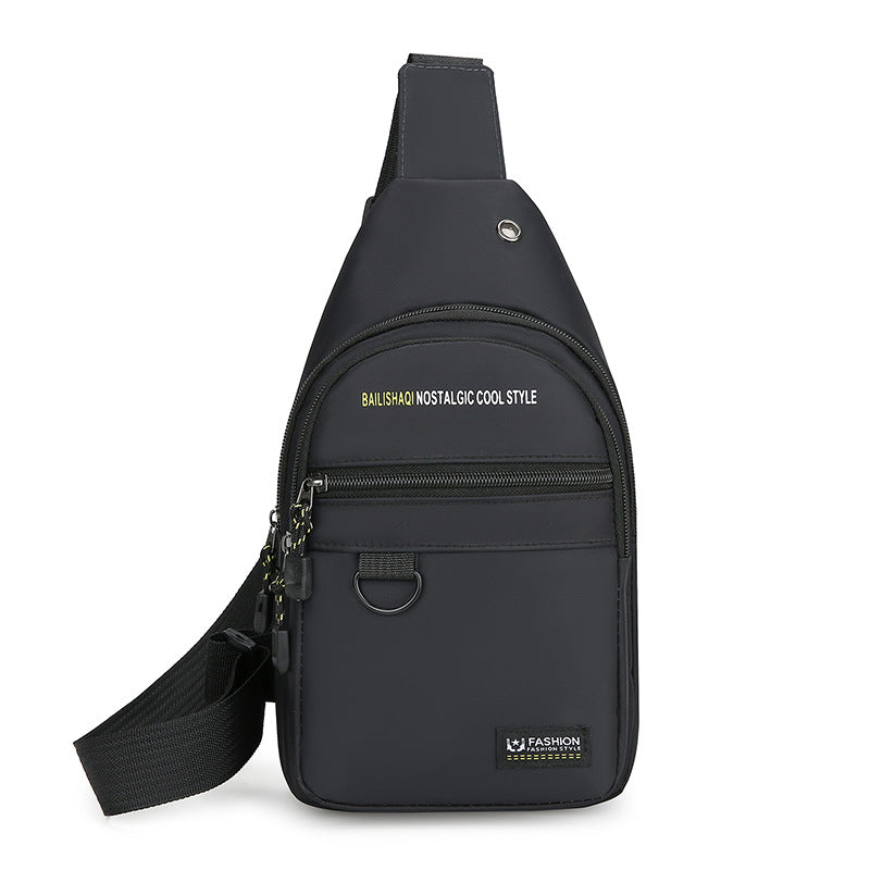 Foreign trade new breast bag men's business travel shoulder bag lightweight versatile messenger bag multi-functional outdoor leisure bag