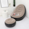 Compression sofa cross-border pvc flocking inflatable sofa lazy sofa outdoor lounge chair air cushion