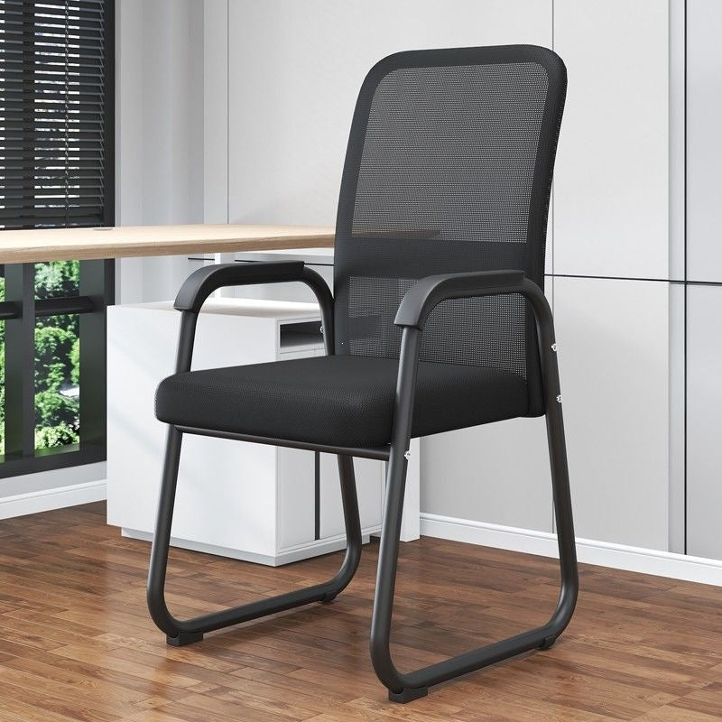 Minimalist modern office chair - comfortable ergonomic computer chair - curved conference chair - mahjong chair - student dormitory backrest chair