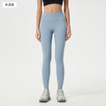 No awkward line yoga pants women's high waist abdominal control running fitness pants hip lifting naked sports nine-point pants d25037