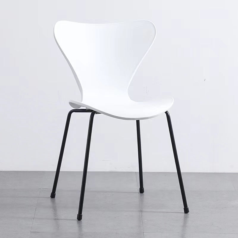 Backrest chair Modern simple casual ins Internet celebrity streamlined negotiation restaurant desk chair Home hotel dining chair