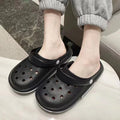 Personalized new arrival rubber and plastic feel fashion men's and women's clogs, lightweight non-slip toe shoes, inner and outer wear sandals