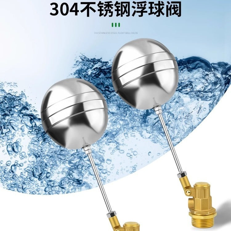 Stainless steel float valve water tank water tower switch automatic 4 points 304 tap water valve water full stop controller