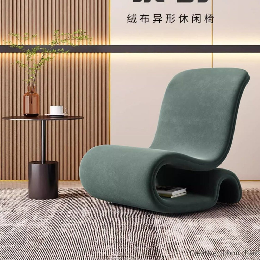 Accessible luxury italian casual design art modern single lazy sofa chair normcore creative casual shaped chair