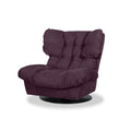 Italian milan cloud single seater sofa swivel chair down leather single chair lazy sofa chair