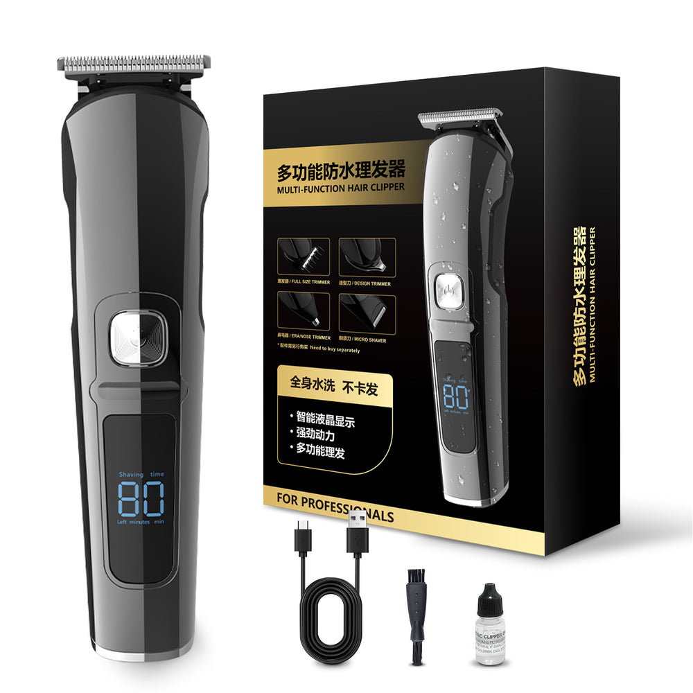 full body washable electric hairdresser for home hair clipper oil head carving electric clipper styling hairdresser wholesale