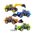kids inertial engineering vehicle series artificial excavator bulldozer 3-6 years old boy toy car model