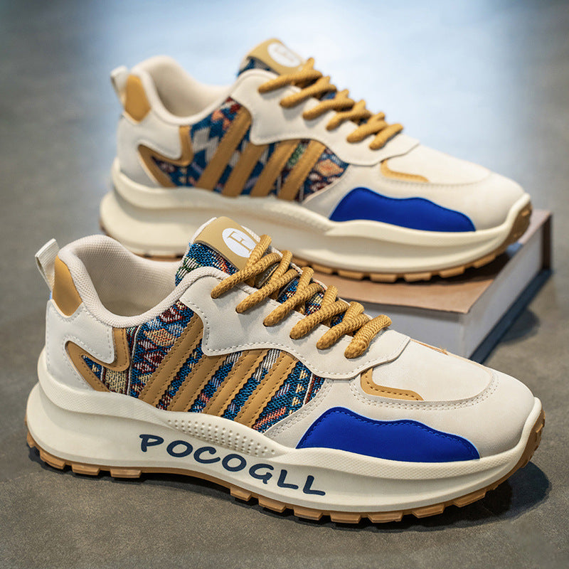 Men's winter 2025 new arrivals: versatile running & casual breathable sneakers - youth soft sole, anti-slip, dad shoes, trendy footwear