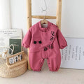 Baby outing outing clothes crawling clothes baby newborn clothes spring & fall style hairy outwear one-piece jacket