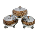 Factory price 3pcs crown large capacity thermal insulation box accessible luxury model 4l5l6l