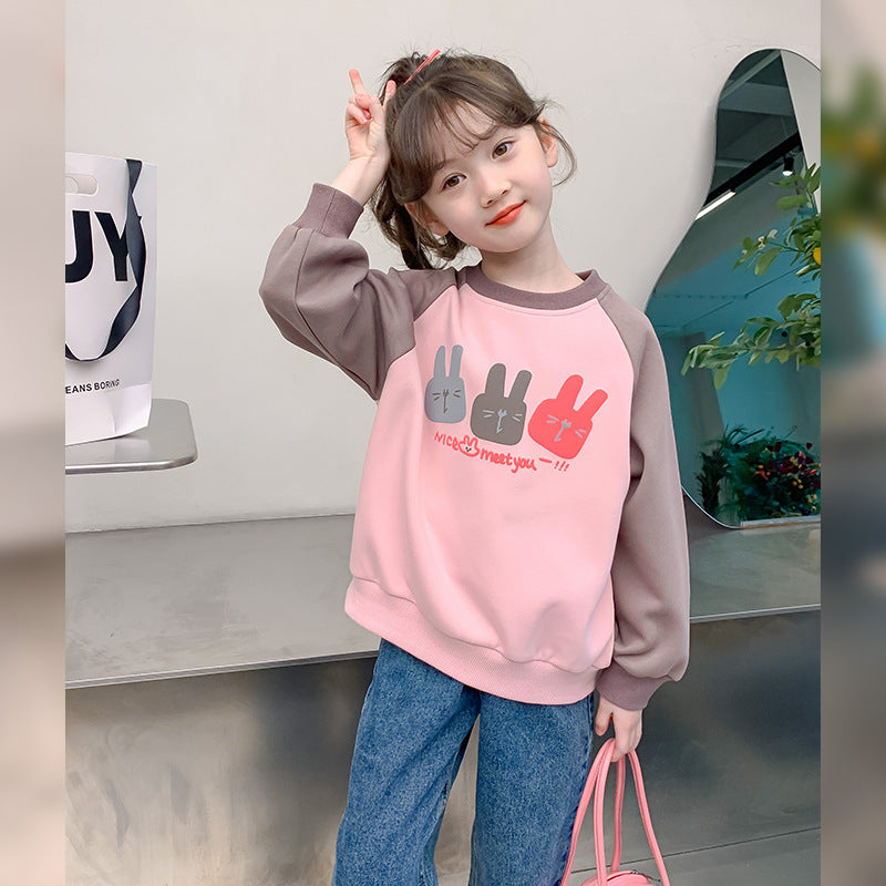Girls' sweatshirt autumn collection : trendy & stylish long-sleeve tops for little girls - perfect for autumn