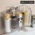 Bathroom comb toothbrush toothpaste storage rack punch-free wall-mounted bathroom cabinet toilet wash basin handy gadget storage box