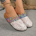 Exportplus sizemary jane mesh breathable toe mesh breathable flats fishnet shoes toe half drag cross-border wholesale