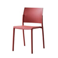 Scandinavian plastic chair dining table and chair with armrests backrest stool thickened dining room commercial casual dining chair high backrest