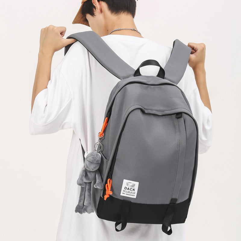 Backpack for middle school students and college students, large capacity travel bag, work clothing bag, abrasion resistant stain-resistant backpack, satchel