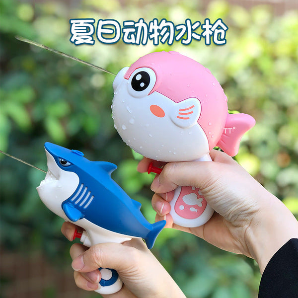 [Huopin] Summer water gun toys children's sharks dinosaur bathroom spray toys street stall beach toys