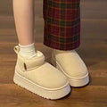Fashioneasiest for matchnon-slipheattechthick sole snow boots for women 2026new arrivalfall and winterfleece-linedthickened slip-on cotton shoes