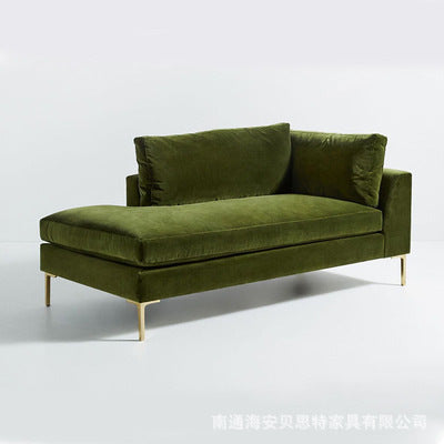 Bedroom Fabric Foot Couch Nordic Small Apartment Living Room Balcony Leisure Princess Chair Italian Minimalist Beauty Salon Princess Couch