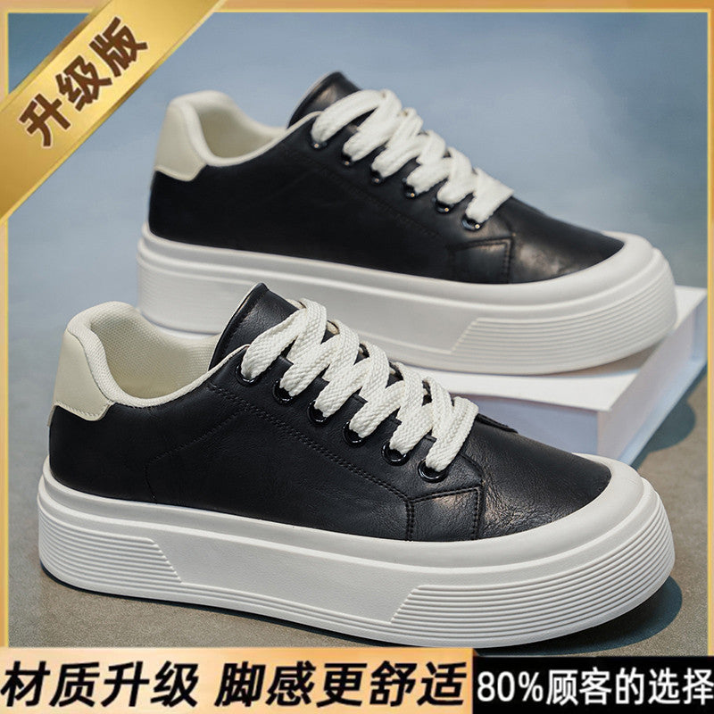 Popular hot-selling men's shoes 2026 summer new trendy brand high-end handsome casual thick-soled sneakers breathable flat shoes