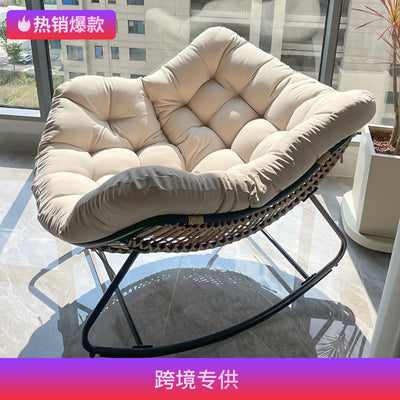 Bird's nest rocking chair rocking chair recliner balcony casual chair reclining and sleeping nest chair lazy sofa chair for home adults