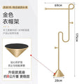 Cream style floor-standing clothes hanger, high-end for home clothes storage display rack, entrance hall, living room, bedroom, entrance coat rack