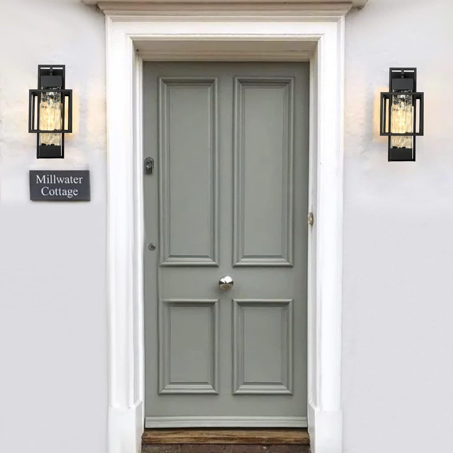 Modern Outdoor Lighting Dusk to Dawn Outdoor Lighting Exterior Wall Wall Lights Waterproof Porch Lights Garage Door