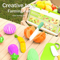 new product kids play house simulation fruit cutting fun for young children peelable and chewable educational toy set