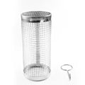 wholesale roasting cage stainless steel barbecue cage outdoor portable camping style picnic barbecue grill rotating rolling barbecue net
