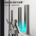 Space aluminum door rear hook strong adhesive load-bearing coat hook no punching adhesive hook coat hook wall-mounted wall coat hook