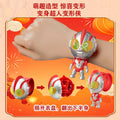 Superhero kids transforming watch toy - light-up baby boy transformer electronic cartoon snap-on watch toy