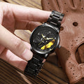 New arrival cool sports car wheel hub watch inner ring can rotate men's wheel style quartz watch fashiontrendy men's watch