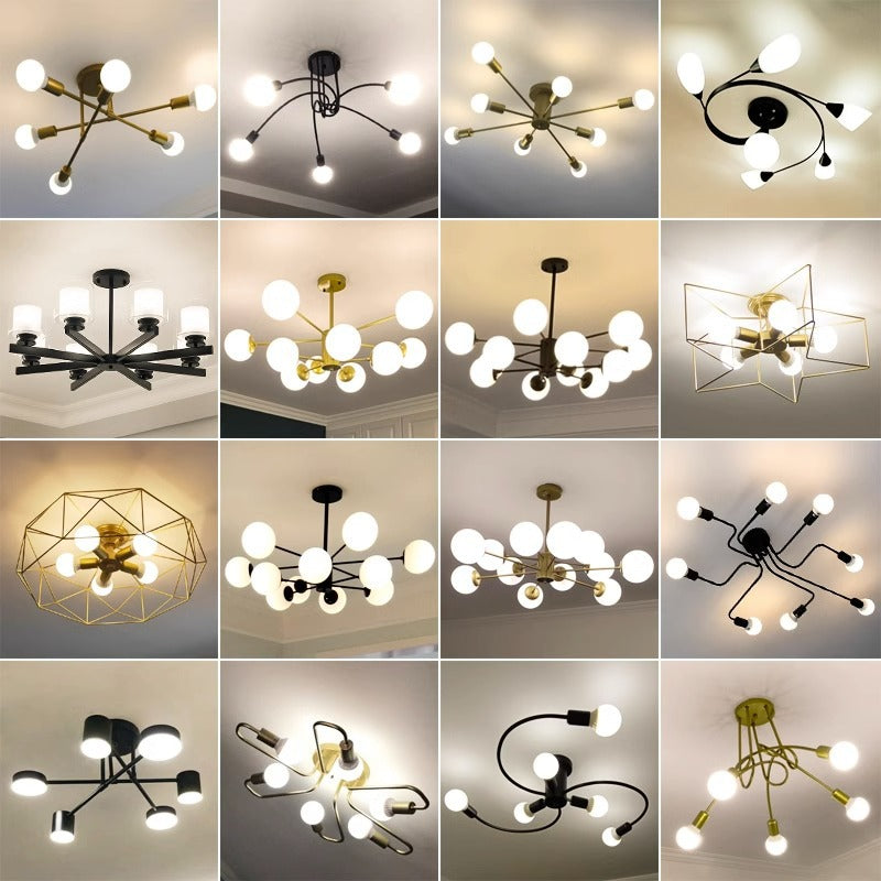 export european style living room chandelier post-modern casual three-head dining room master bedroom for home high-end scandinavian lamps