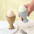Creative tall round egg cup stylishretro ceramic egg holder cup restaurant hotel for home egg bottom holder