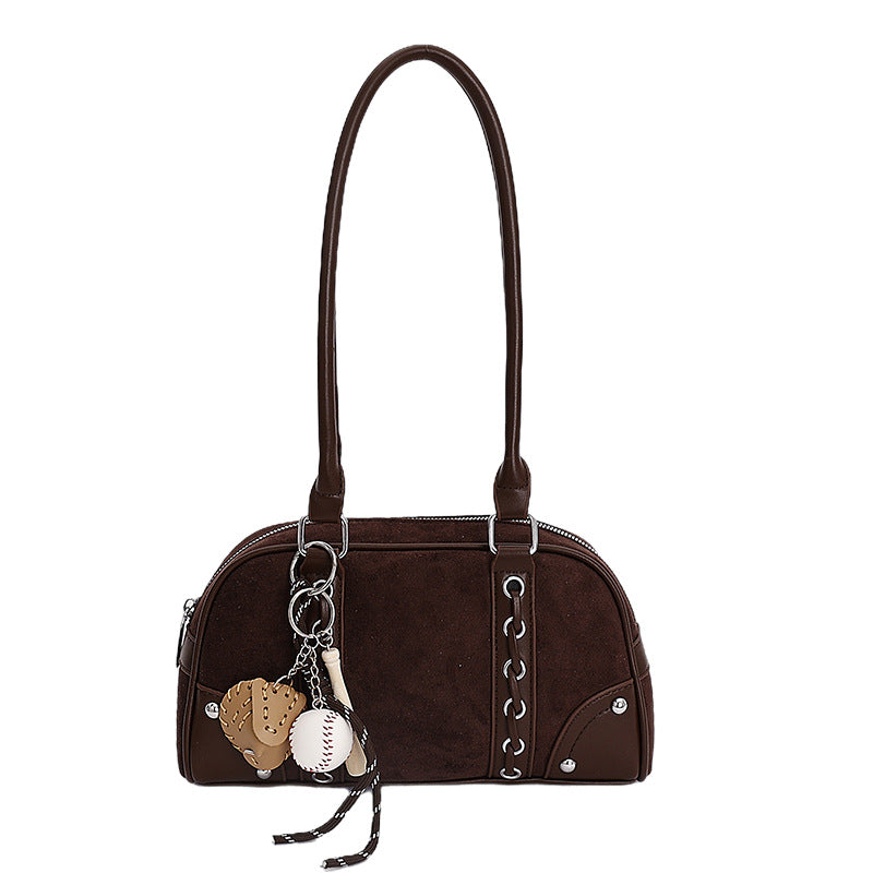 2025 new autumn/winter retro leopard print tote bag - versatile underarm bag, high-end, light luxury, niche design, commuter shoulder bag