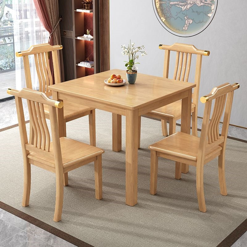 Square dining table for home80 all solid wood small square table modern chinoiserie playing cards small apartment dining table rental room table