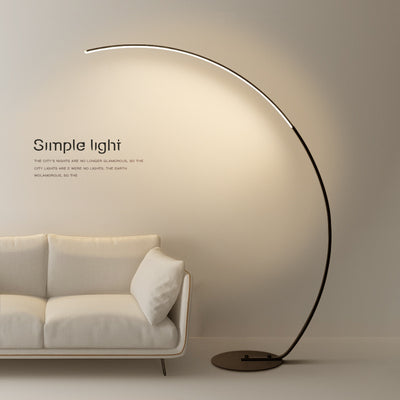 Floor lamp sofa corner led decorative lamp designer style scandinaviannormcore bedroom ins atmosphere fishing lamp