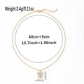 Sweater chain accessible luxury wholesale european and american cross-border autumn and winter jewelry women's versatile alloy pendant niche diamond flower necklace