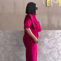 European and american cross-border african women's clothing  summer new fashionable and stylish designer short shirt and pants set