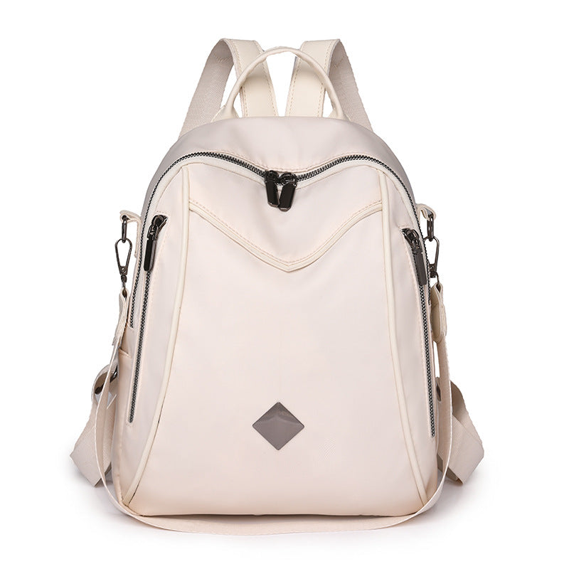 Backpack Women's Cross-border PU Soft Leather Textured Women's Backpack New Large Capacity Backpack Simple Travel Backpack