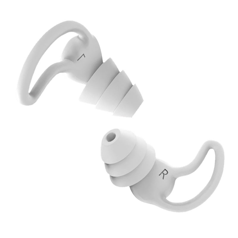 Silicone swimming earplugs, special waterproof and anti-noise, factory spiral sleep, anti-noise and noise reduction